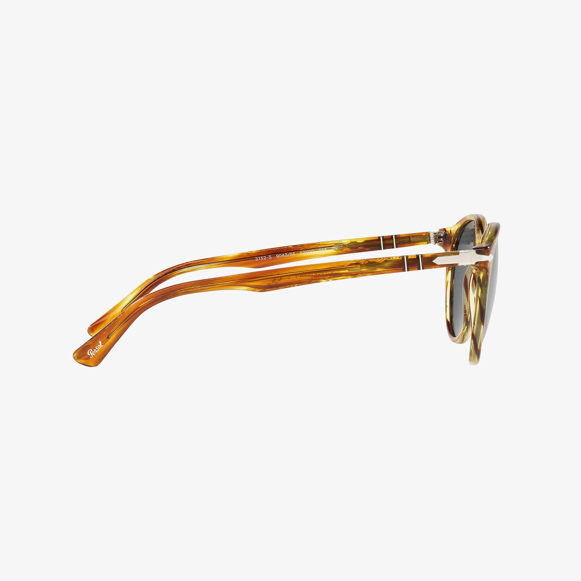 PERSOL 0PO3152S Erkek Striped Brown Yellow Güneş Gözlüğü