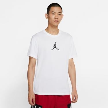  Jordan Jumpman Dri-Fit Crew Erkek Beyaz T-Shirt