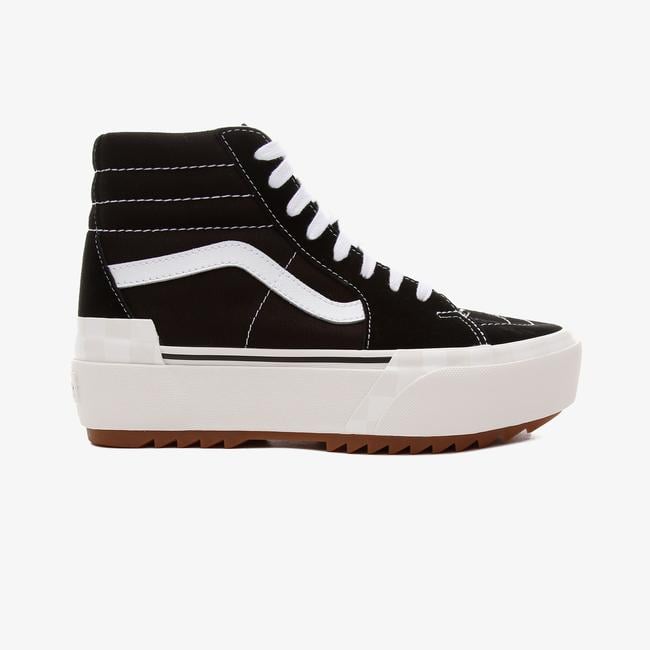  Vans Ua Sk8-Hi Stacked Kadın Siyah Sneaker