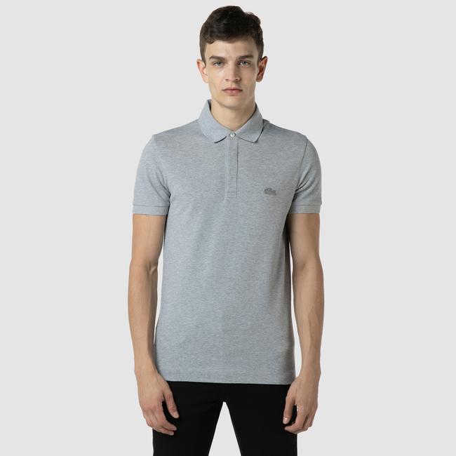  Lacoste Erkek Regular Fit Gri Paris Polo