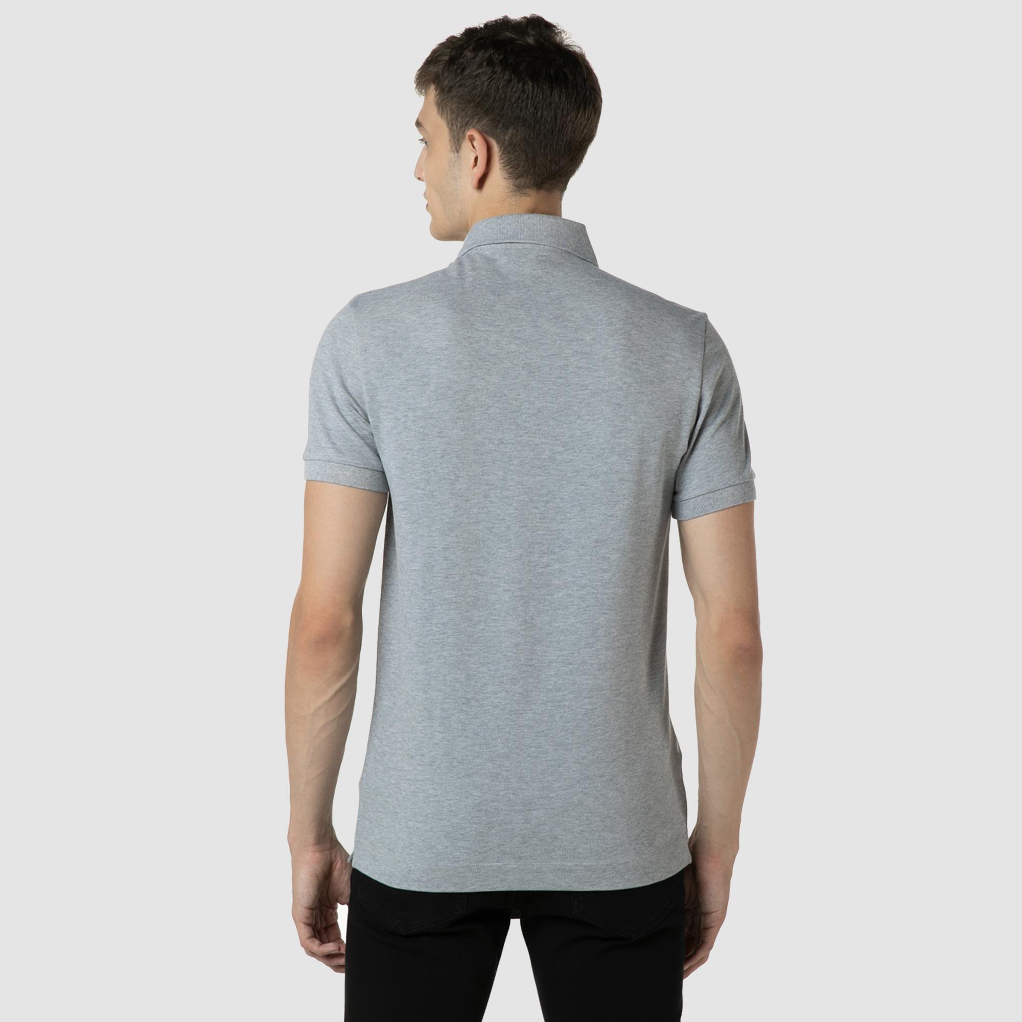 Lacoste Erkek Regular Fit Gri Paris Polo