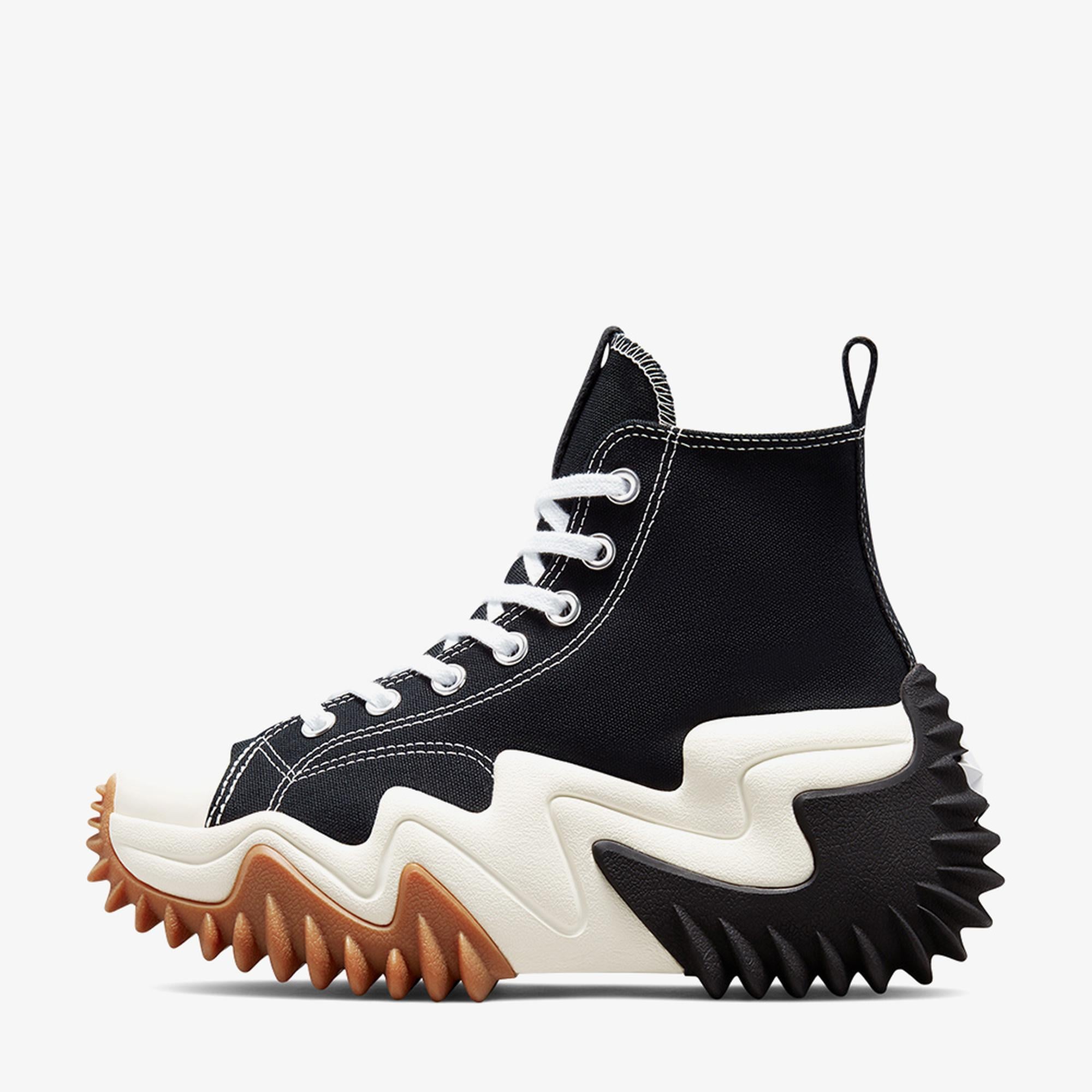 Converse Run Star Motion Unisex Siyah Platform Sneaker