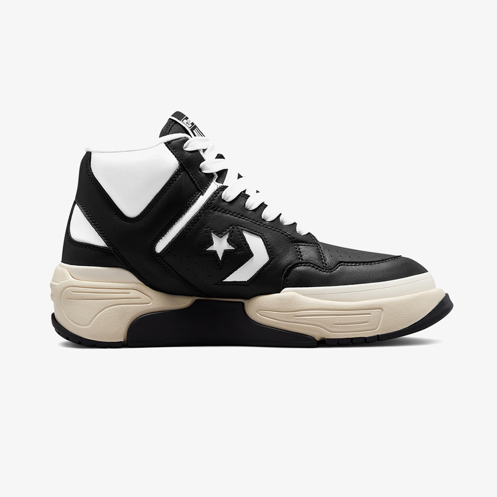 Converse Weapon Cx Mid Unisex Siyah Deri Sneaker