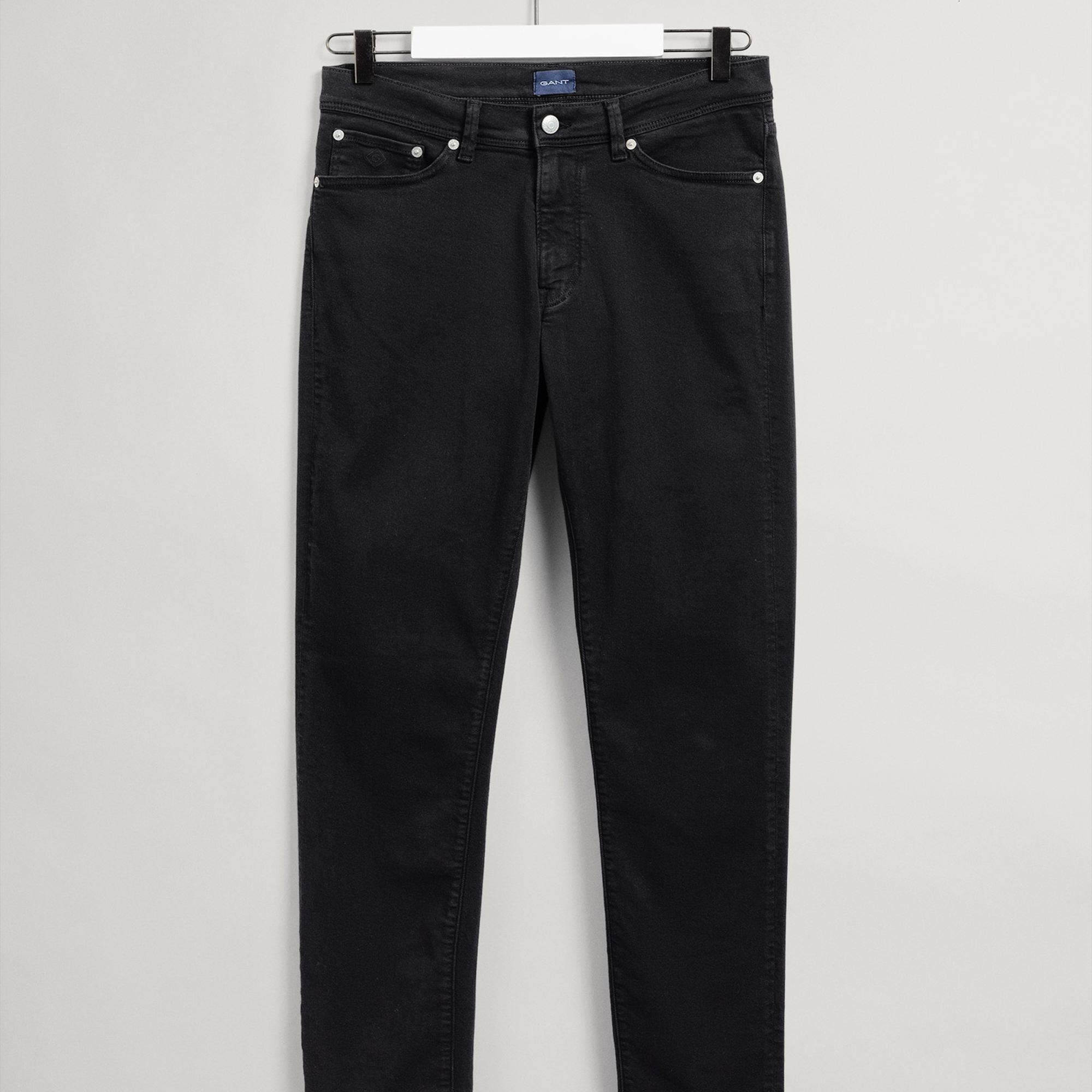Gant Erkek Siyah Extra Slim Fit Maxen Jean Pantolon