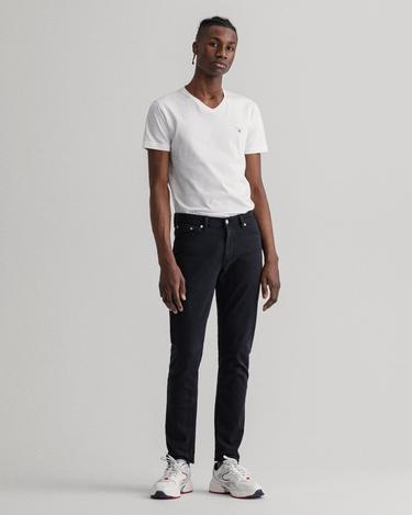  Gant Erkek Siyah Extra Slim Fit Maxen Jean Pantolon