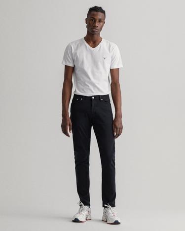  Gant Erkek Siyah Extra Slim Fit Maxen Jean Pantolon