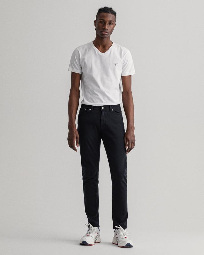  Gant Erkek Siyah Extra Slim Fit Maxen Jean Pantolon