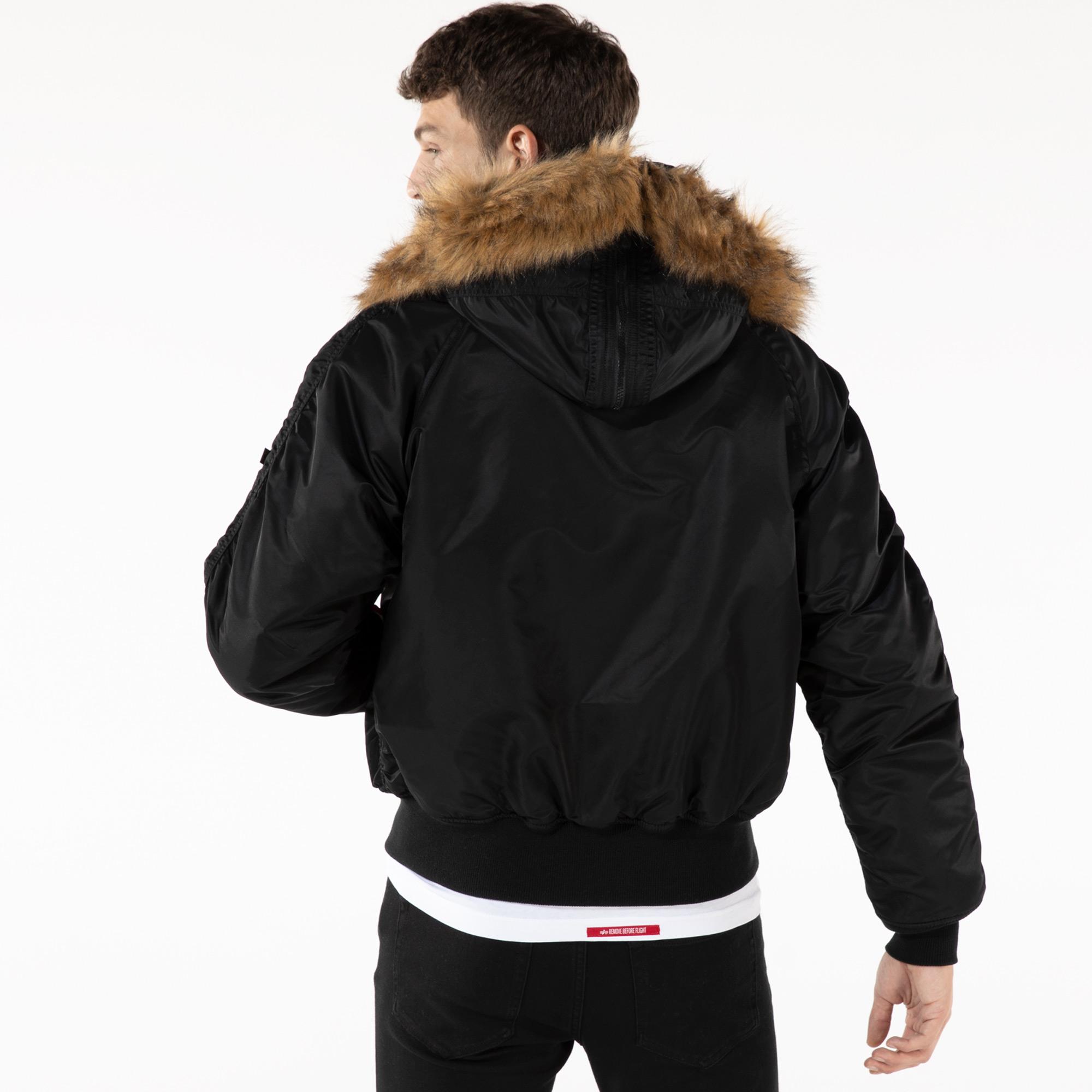 Alpha Industries N-2B Short Waist Erkek Siyah Ceket