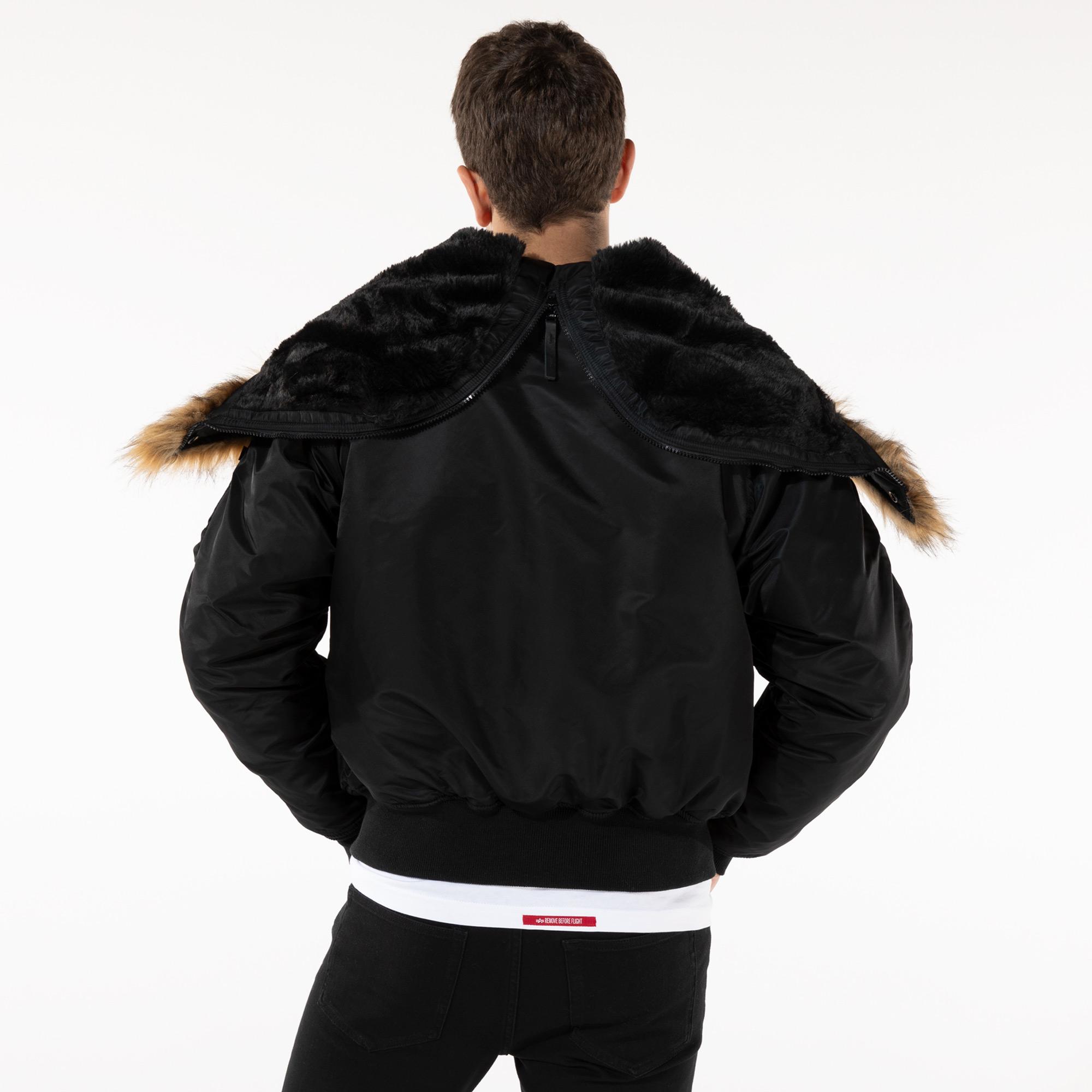 Alpha Industries N-2B Short Waist Erkek Siyah Ceket