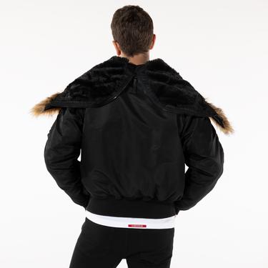  Alpha Industries N-2B Short Waist Erkek Siyah Ceket
