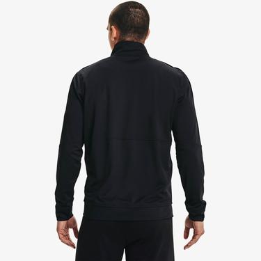  Under Armour Pique Track Jacket Erkek Siyah Sweatshirt