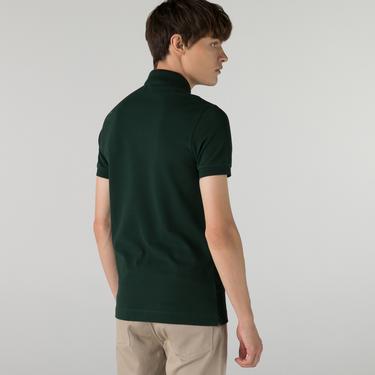  Lacoste Paris Erkek Regular Fit Koyu Yeşil Polo