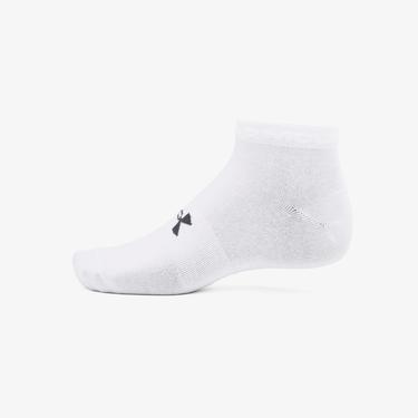  Under Armour Essential Low Cut 3'lü Unisex Beyaz Çorap