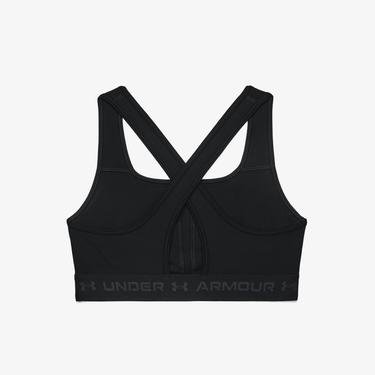  Under Armour Mid Çapraz Sırtlı Kadın Siyah Bra