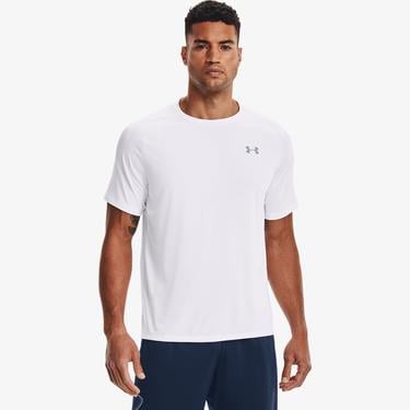  Under Armour Tech 2.0 Erkek Beyaz Antrenman T-Shirt