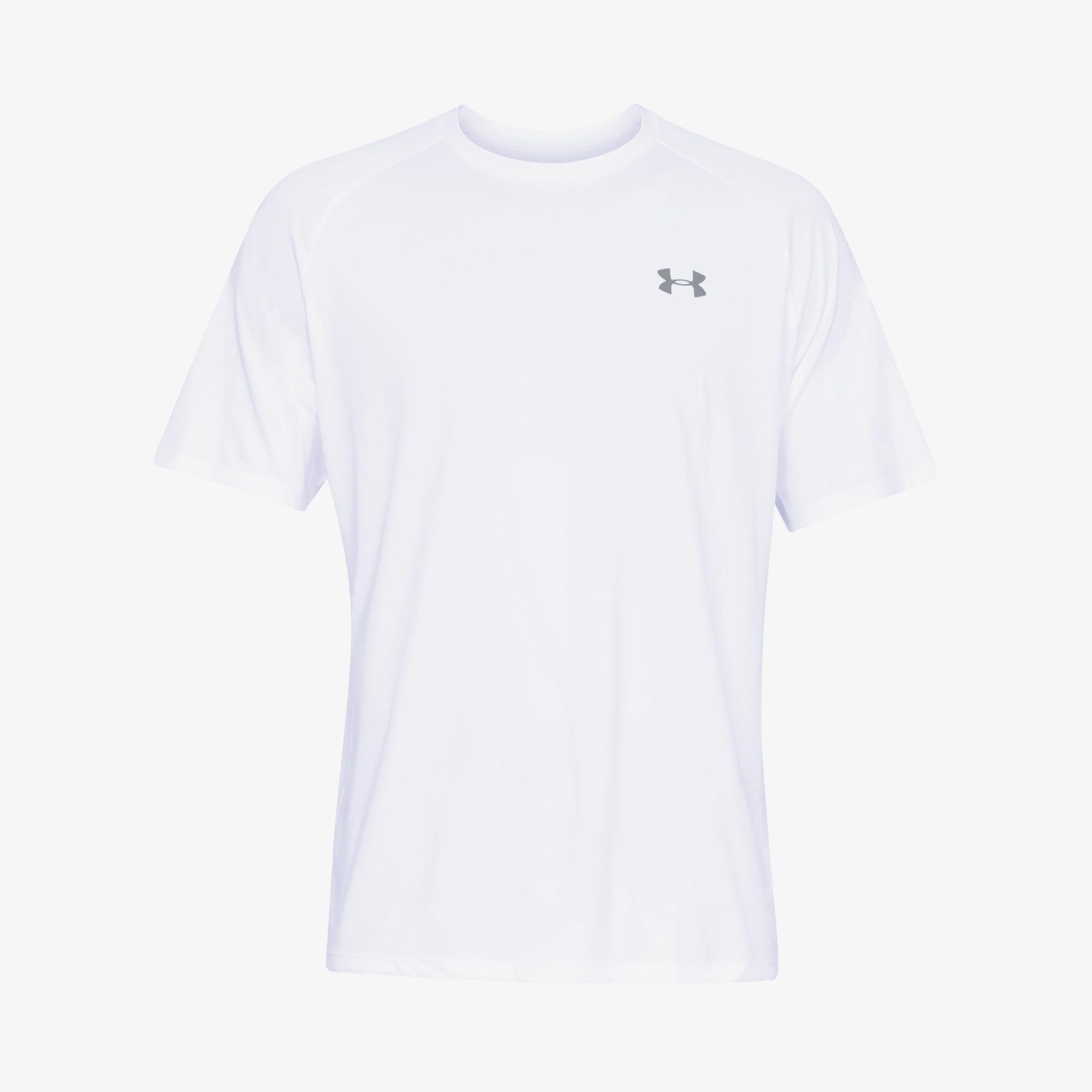 Under Armour Tech 2.0 Erkek Beyaz Antrenman T-Shirt