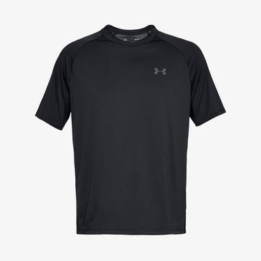  Under Armour Tech 2.0 Erkek Siyah Antrenman T-Shirt
