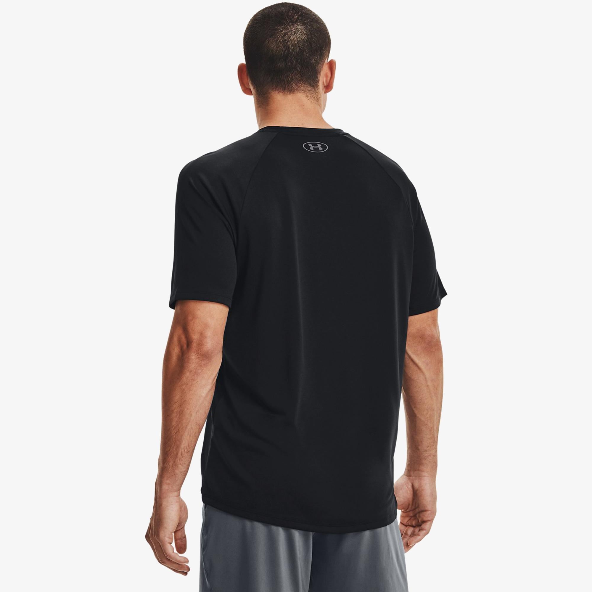 Under Armour Tech 2.0 Erkek Siyah Antrenman T-Shirt