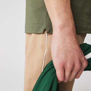  L.12.12 Erkek Classic Fit Haki Polo