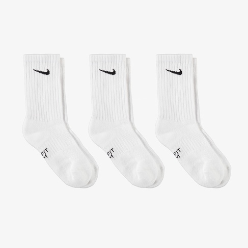  Nike Every Cush Crew Çocuk Beyaz 3'lü Çorap
