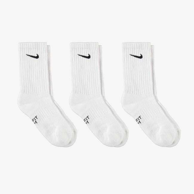  Nike Every Cush Crew Çocuk Beyaz 3'lü Çorap