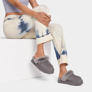  UGG Disquette Kadın Gri Terlik