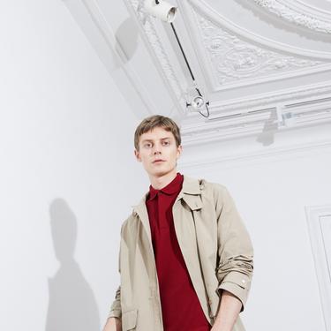  Lacoste Paris Erkek Regular Fit Bordo Polo