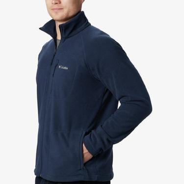  Columbia Fast Trek II Erkek Mavi Fermuarlı Polar Ceket