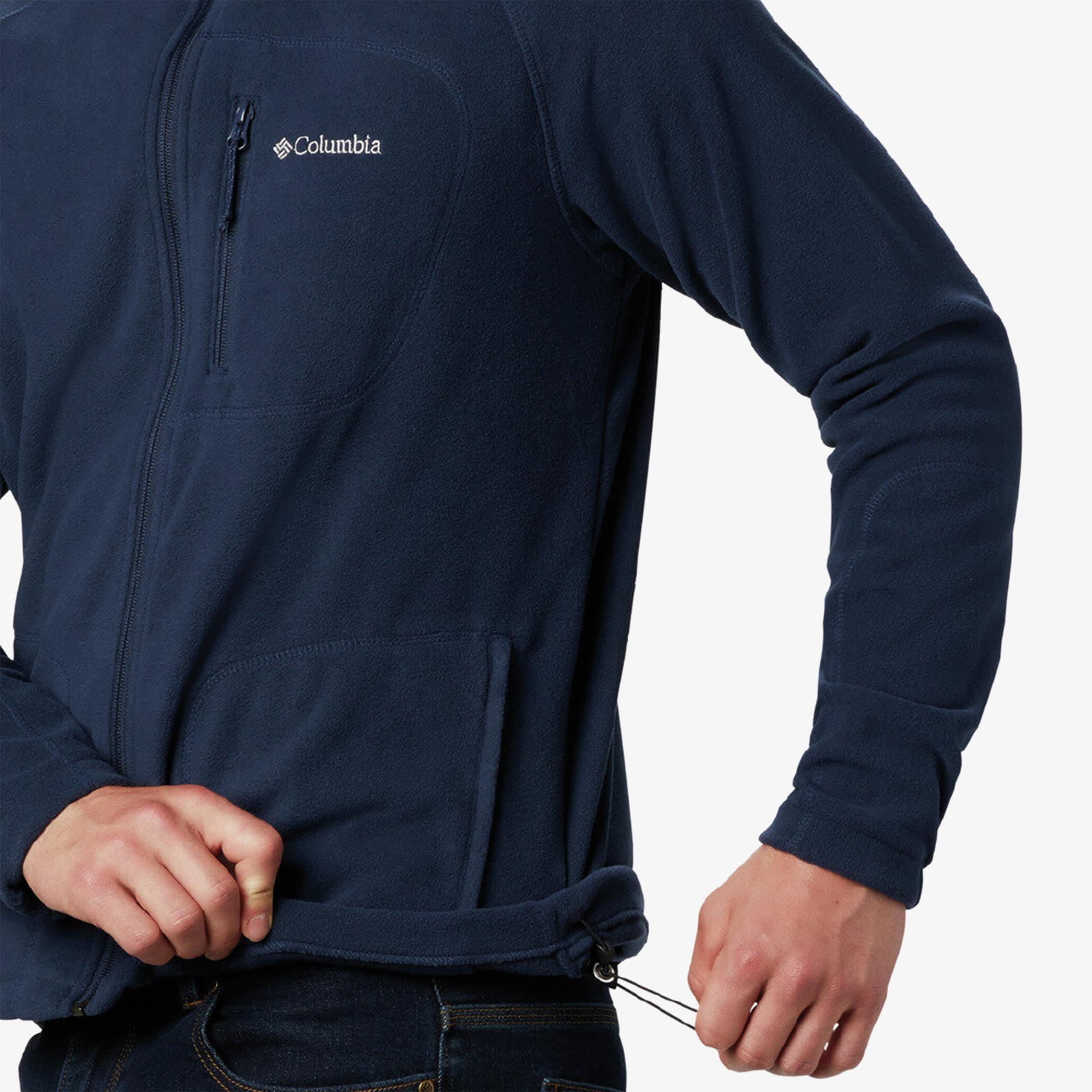 Columbia Fast Trek II Erkek Mavi Fermuarlı Polar Ceket