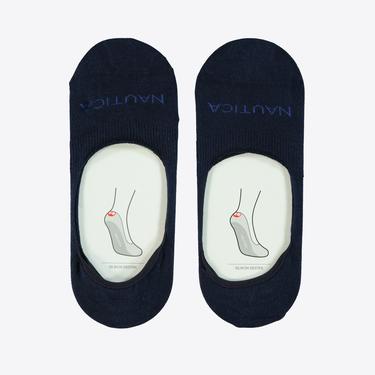  Nautica Unisex Lacivert 2'li Babet Çorap
