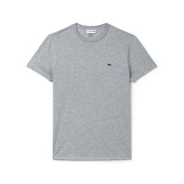  Lacoste Regular Fit Erkek Gri Tişört