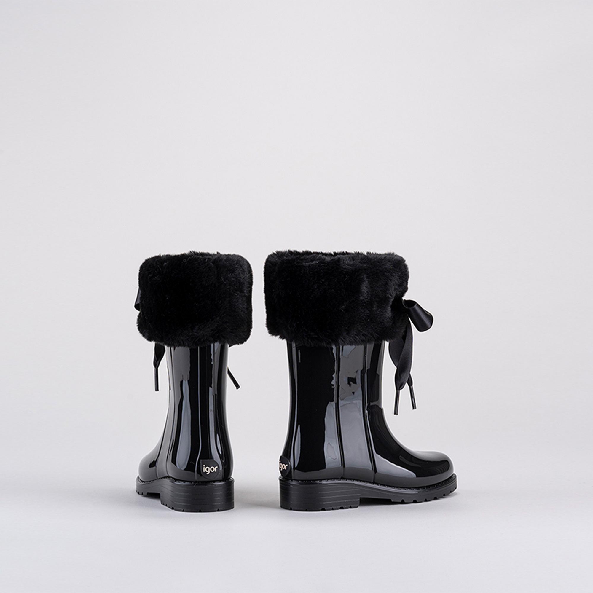 Igor W10239 Campera Charol SoftSiyah Yağmur Çizmesi