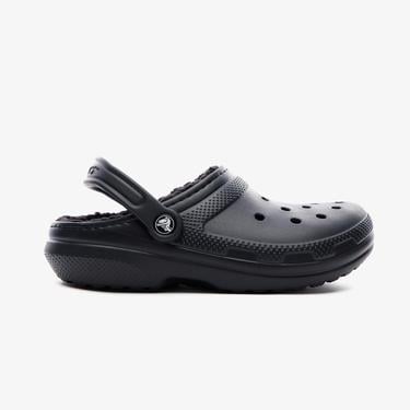  Crocs Classic Lined Clog Unisex Siyah Terlik