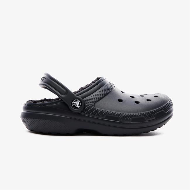  Crocs Classic Lined Clog Unisex Siyah Terlik