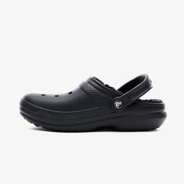  Crocs Classic Lined Clog Unisex Siyah Terlik