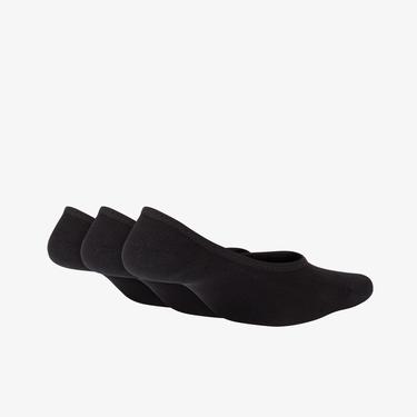  Nike Everyday Lightweight Foot 3'lü Kadın Siyah Çorap