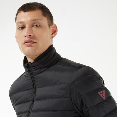  Guess Light Packable Realdown Erkek Siyah Ceket