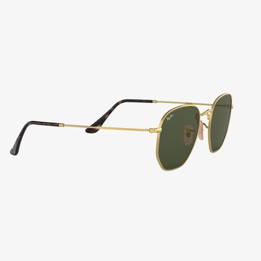 RAY-BAN 0RB3548N Hexagonal Unisex Gold Güneş Gözlüğü