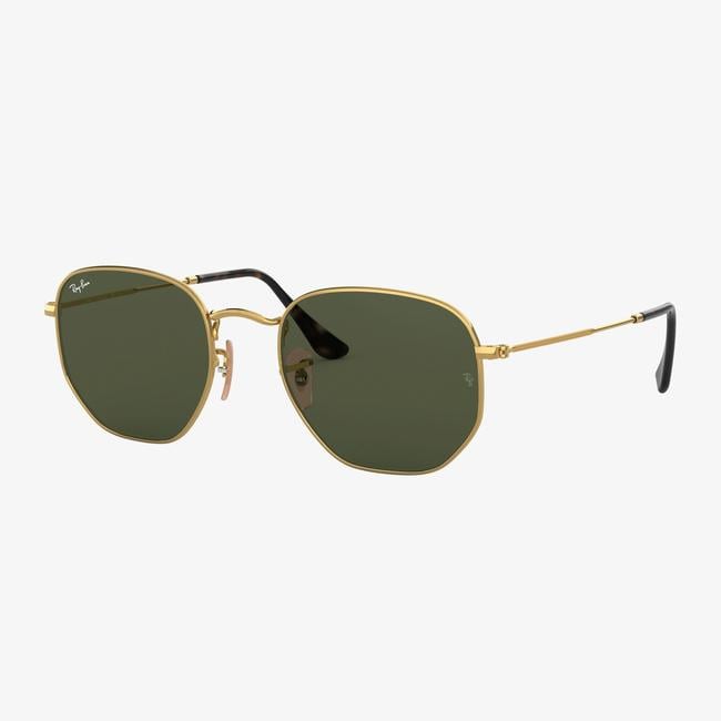  RAY-BAN 0RB3548N Hexagonal Unisex Gold Güneş Gözlüğü