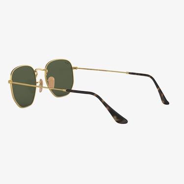  RAY-BAN 0RB3548N Hexagonal Unisex Gold Güneş Gözlüğü