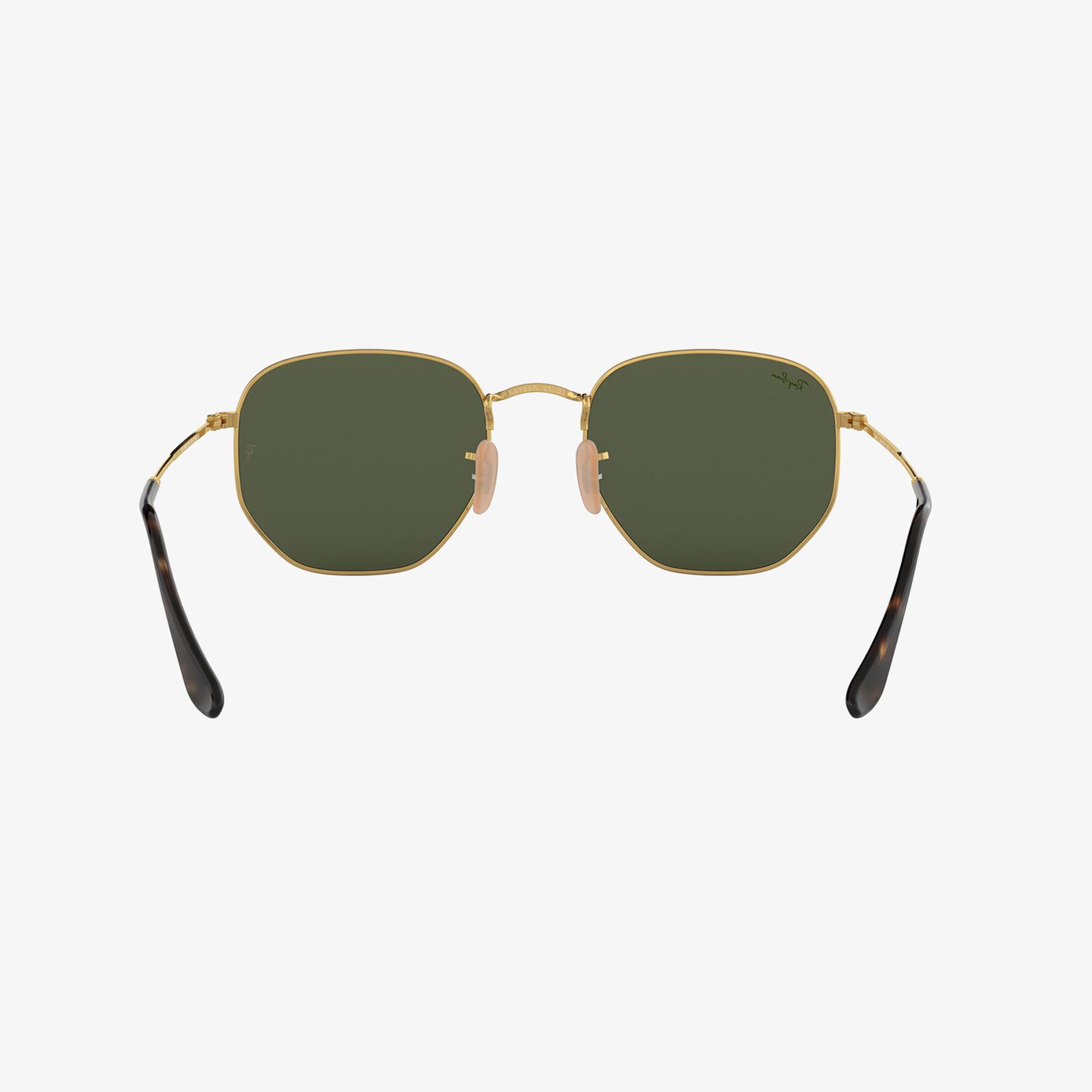RAY-BAN 0RB3548N Hexagonal Unisex Gold Güneş Gözlüğü