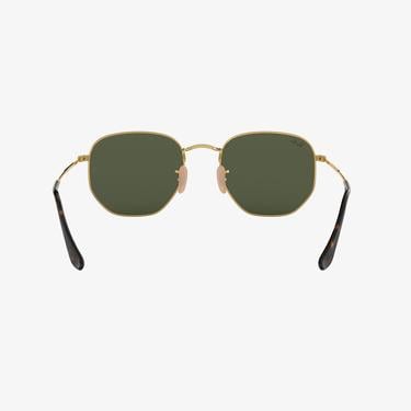  RAY-BAN 0RB3548N Hexagonal Unisex Gold Güneş Gözlüğü