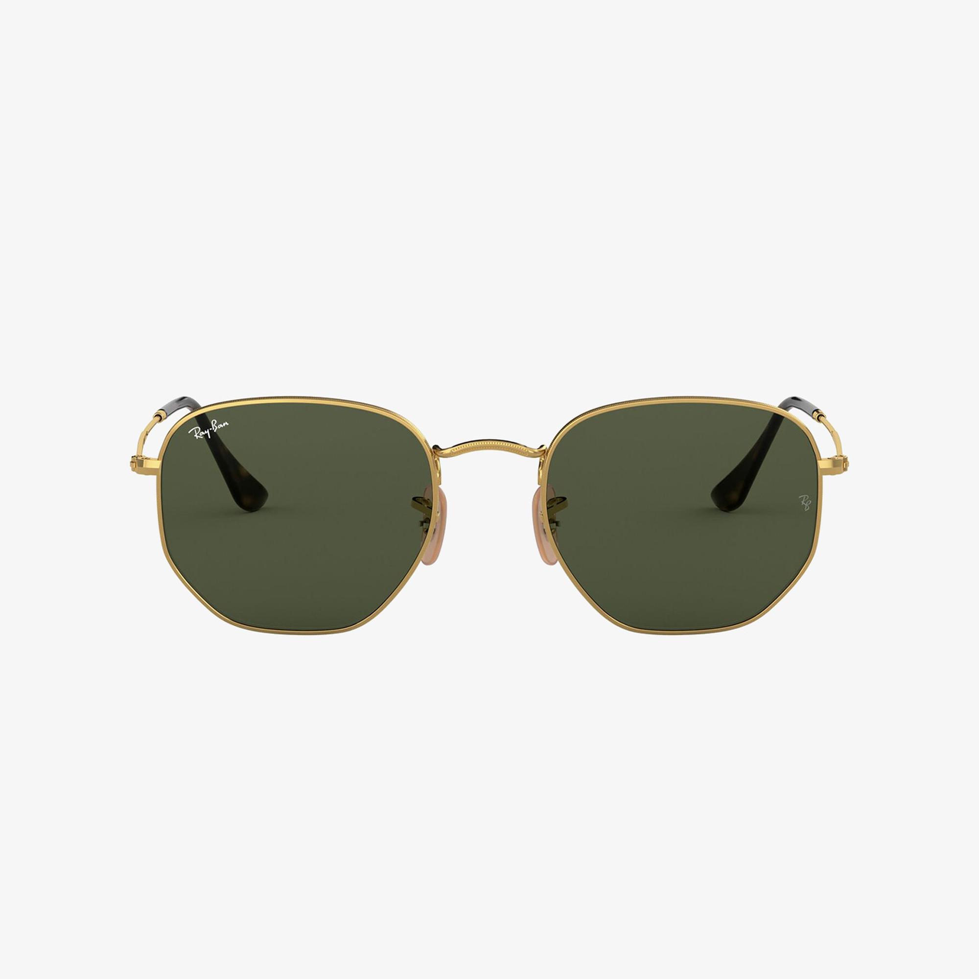 RAY-BAN 0RB3548N Hexagonal Unisex Gold Güneş Gözlüğü