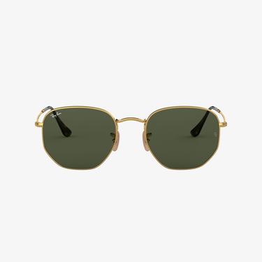  RAY-BAN 0RB3548N Hexagonal Unisex Gold Güneş Gözlüğü