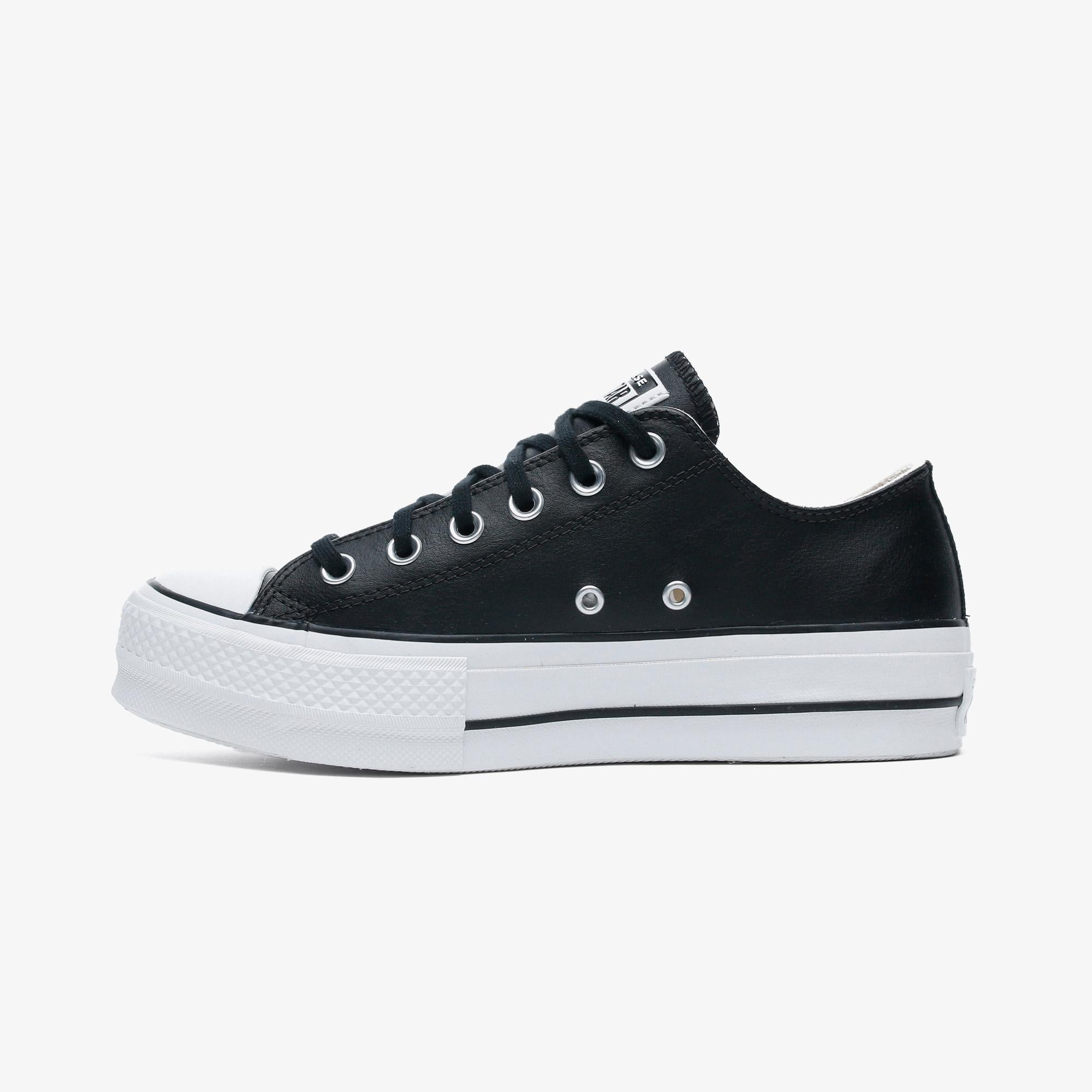 Converse Chuck Taylor All Star Leather Platform Unisex Siyah Sneaker