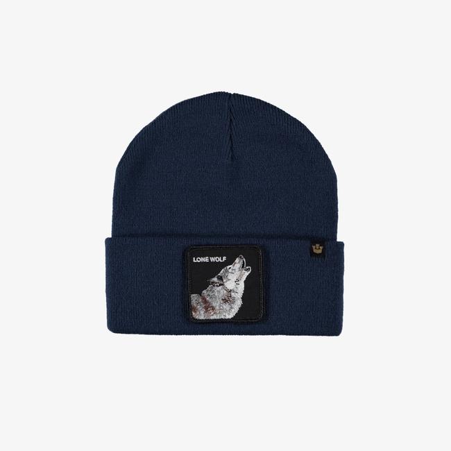  Goorin Bros Wolf Man Unisex Lacivert Bere