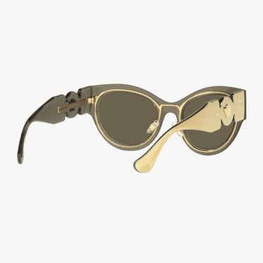  Versace 0VE2234 Kadın Transparan Kahverengi Güneş Gözlüğü