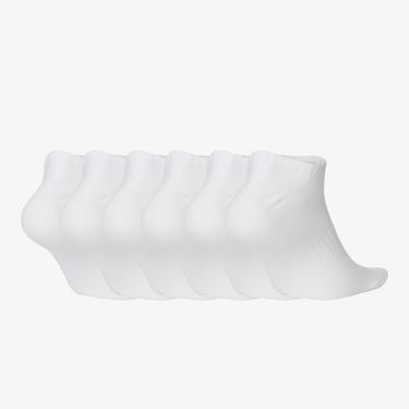  Nike Everyday Lightweight No-Show 6'lı Unisex Beyaz Çorap
