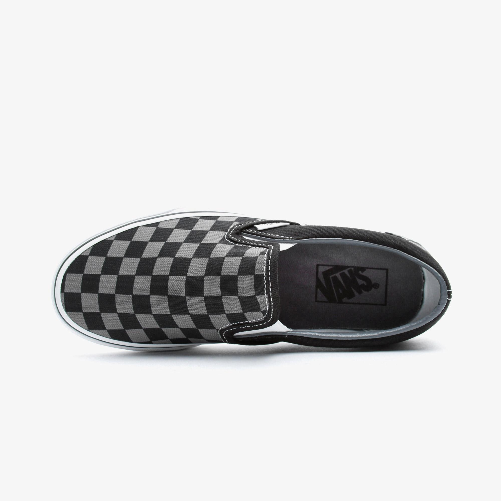 Vans Classic Slip-On Checkerboard Siyah Unisex Sneaker