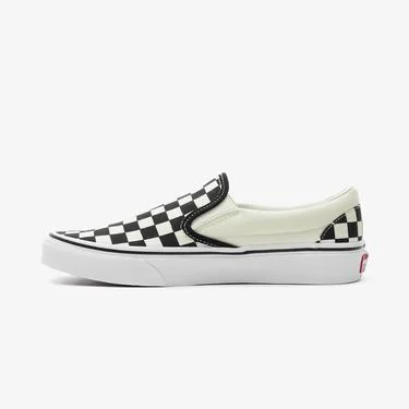  Vans Classic Slip-On Checkerboard Siyah - Bej Sneaker